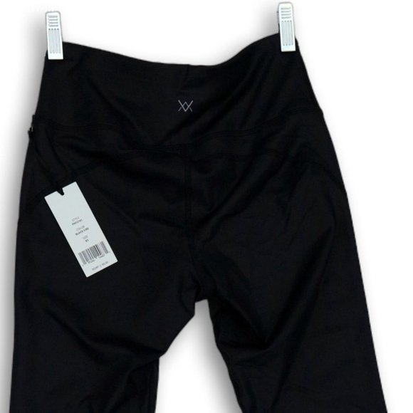 NWT VINA XX BLACK CIRE WITH MESH LEGGING XS - Picture 4 of 7